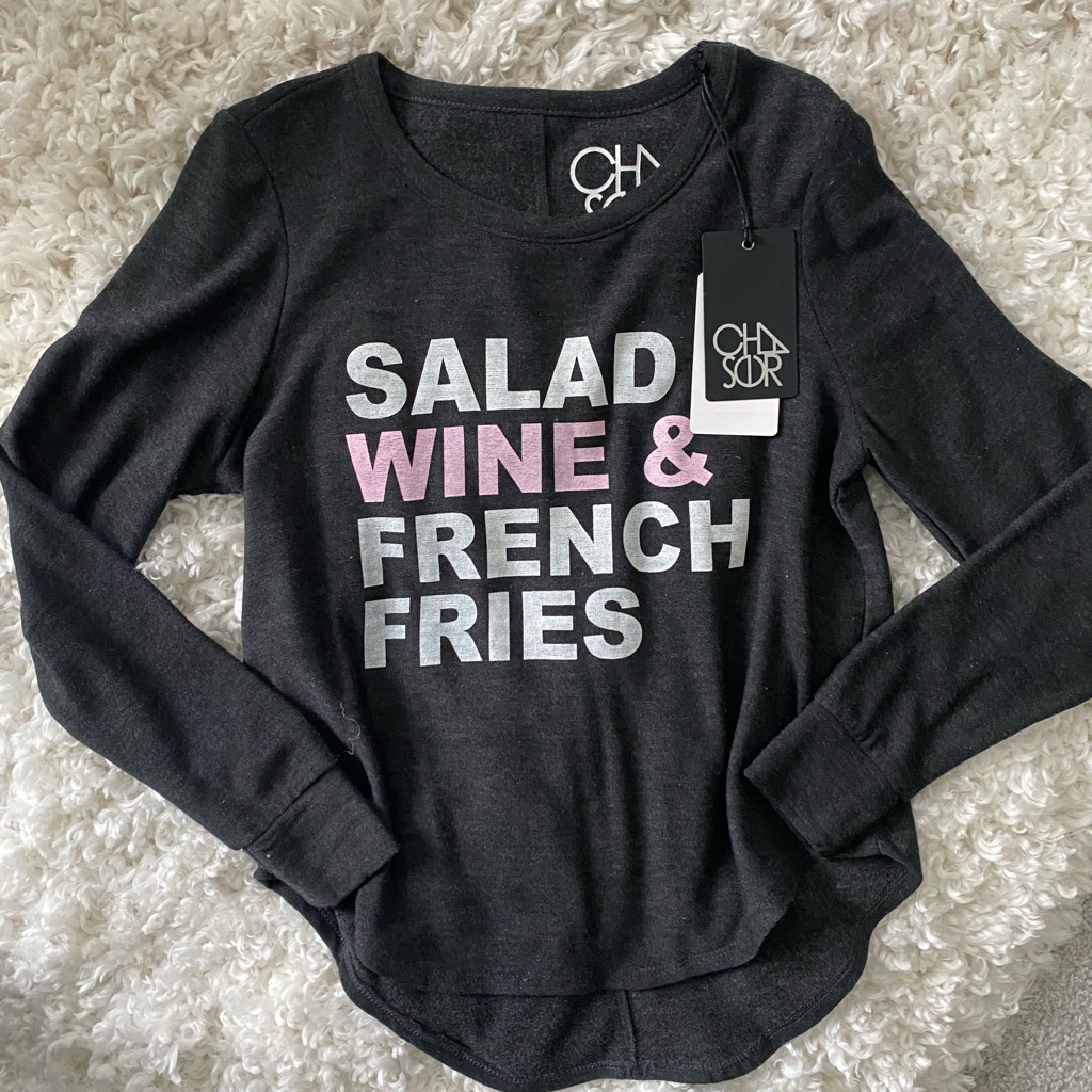 Nwt Chaser Brand Healthy Lunch Pullover Small 69